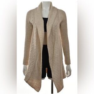 BCBGMaxazaria long Cardigan w/ pockets, size S